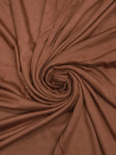 Warm Terracotta Caramel Butter Jersey Hijab