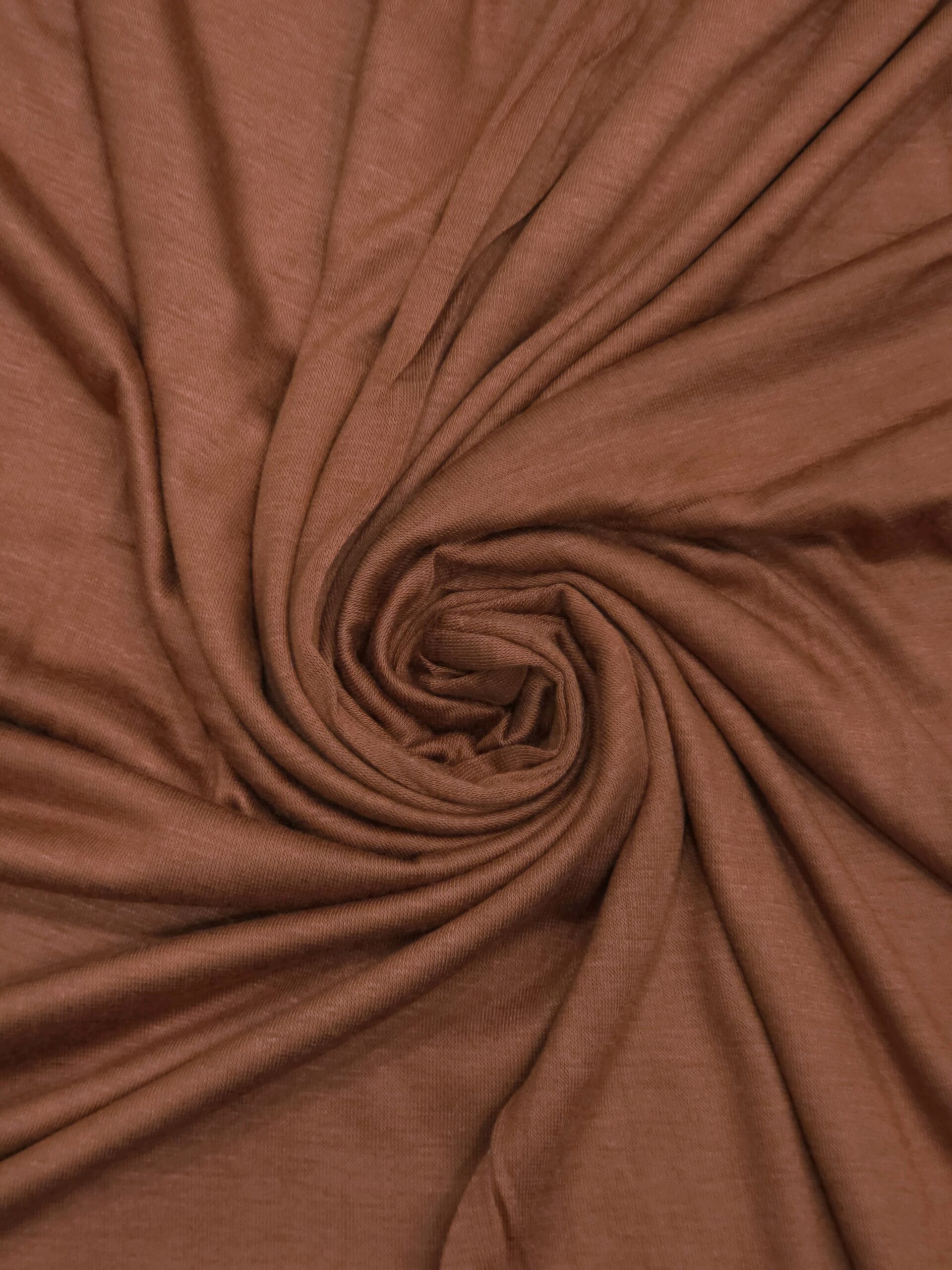 Warm Terracotta Caramel Butter Jersey Hijab