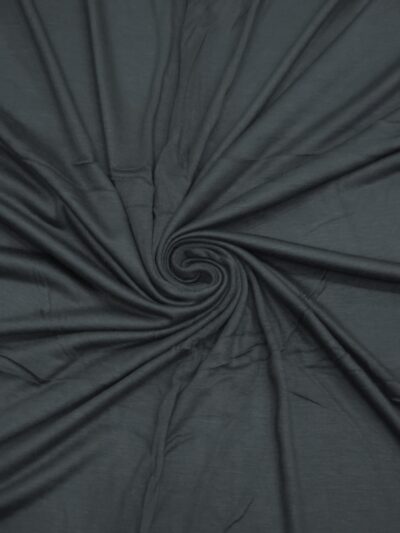 Deep Charcoal Butter Jersey Hijab