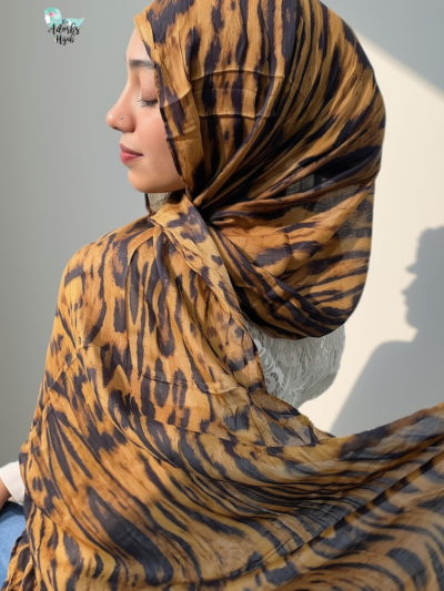 Ocelot Printed Modal Hijab
