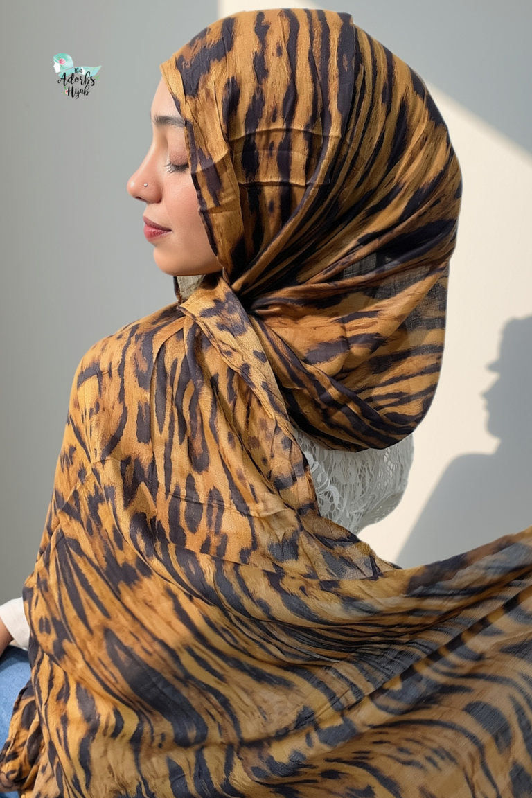 Ocelot Printed Modal Hijab