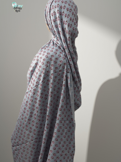 Blue Eclipse Printed Modal Hijab