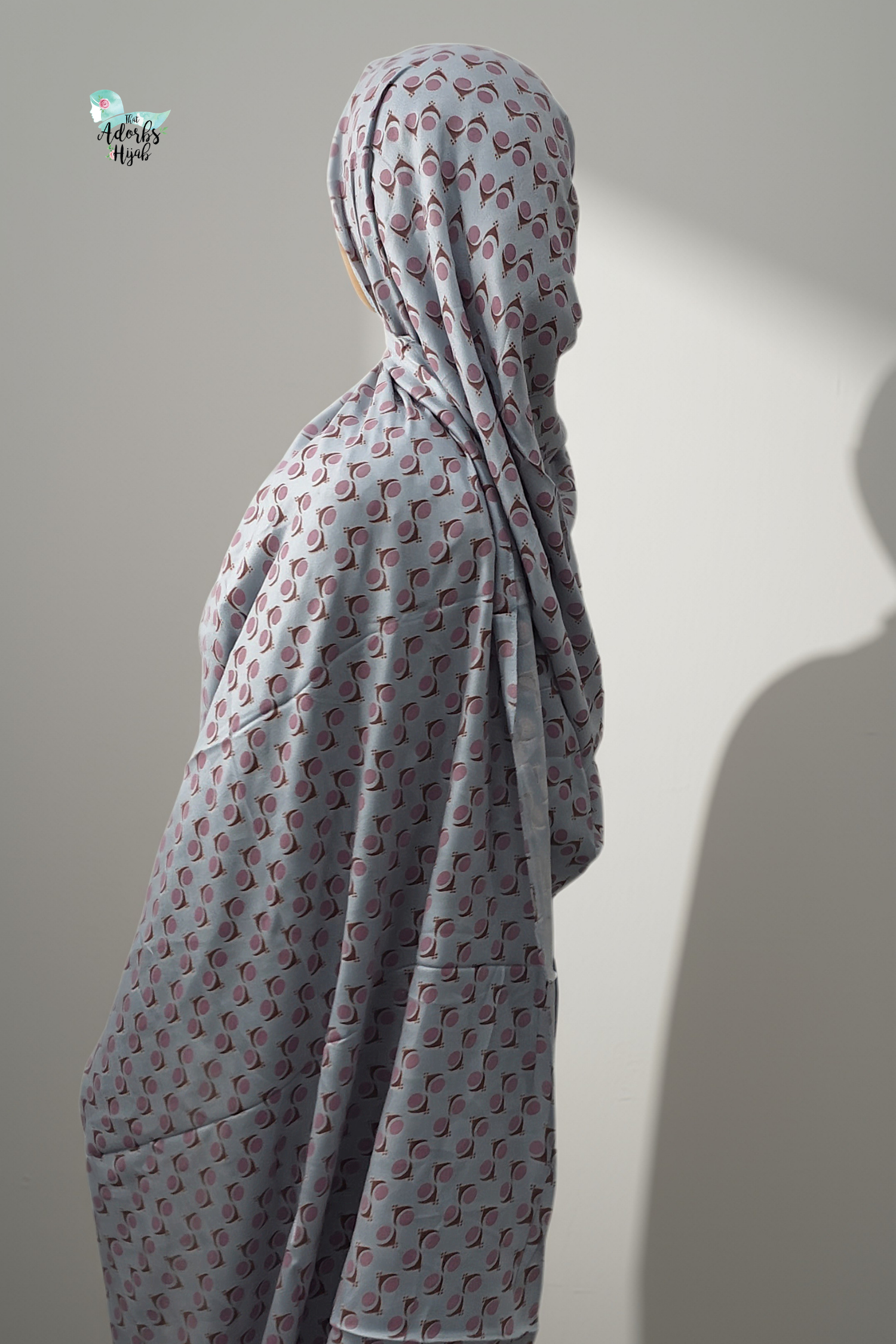 Blue Eclipse Printed Modal Hijab