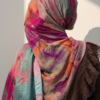 Ombre Rouge Printed Modal Hijab