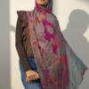 Ombre Rouge Printed Modal Hijab