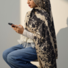 Chantilly Lace Printed Modal Hijab