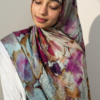 Watercolour Floral Printed Modal Hijab