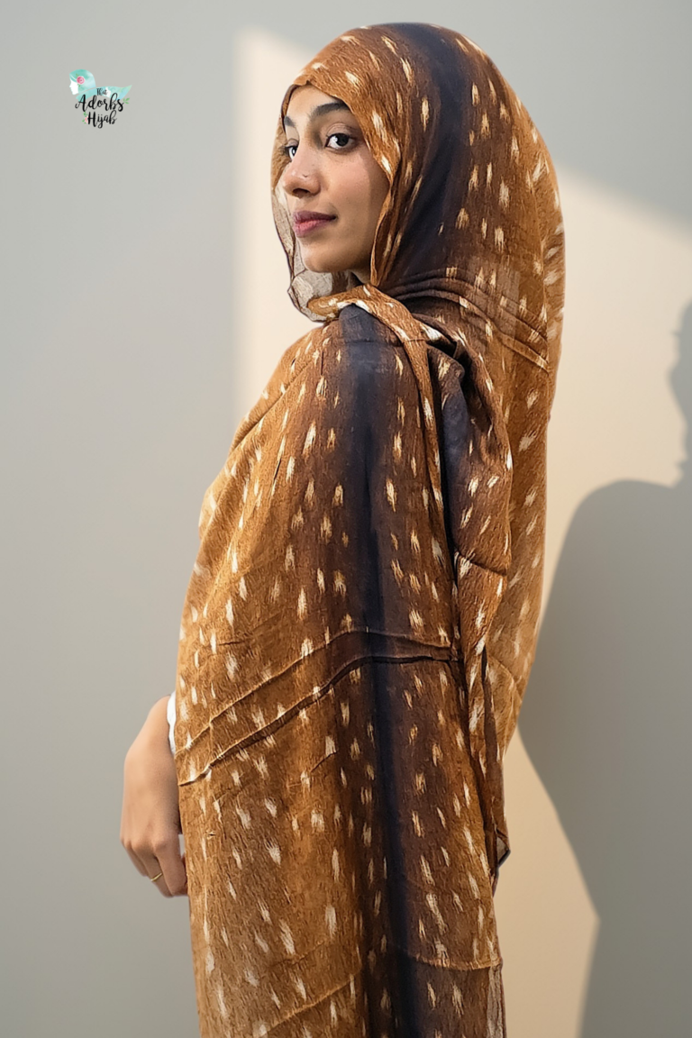 Fawn Printed Modal Hijab