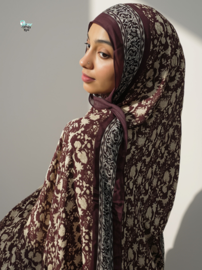 Turath Henna Printed Modal Hijab