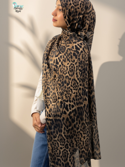 Leopard Printed Modal Hijab