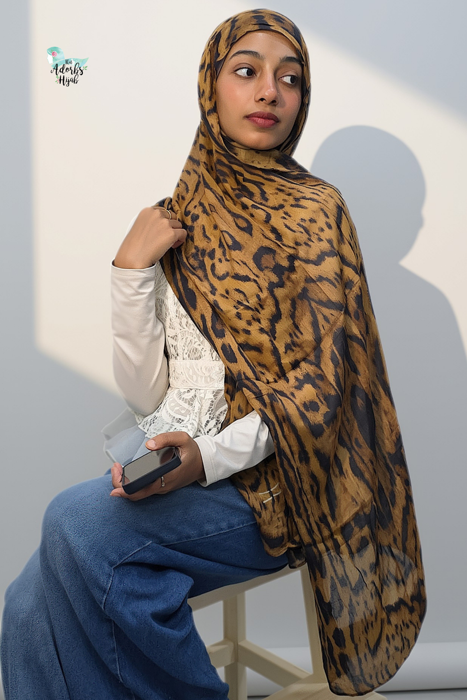 Ocelot Printed Modal Hijab