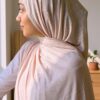 Blush Textured Jersey Hijab