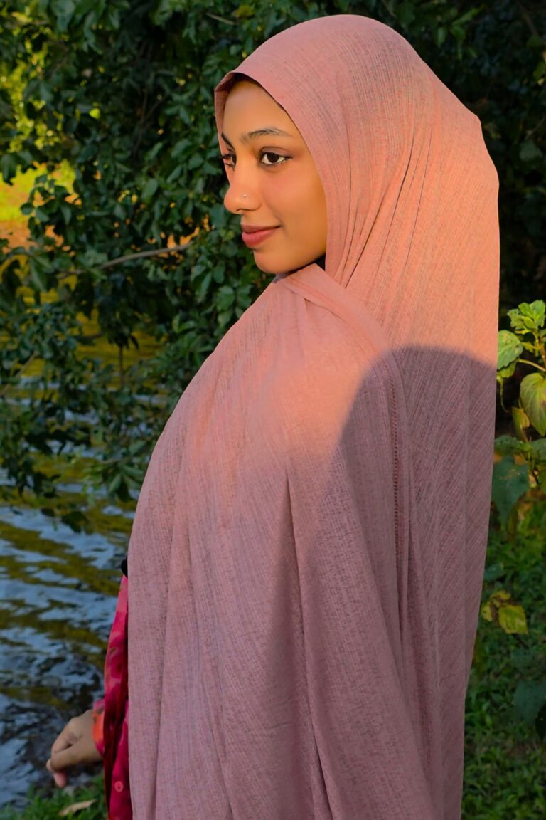 Heather Textured Jersey Hijab