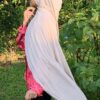 Pale Mauve Textured Jersey Hijab